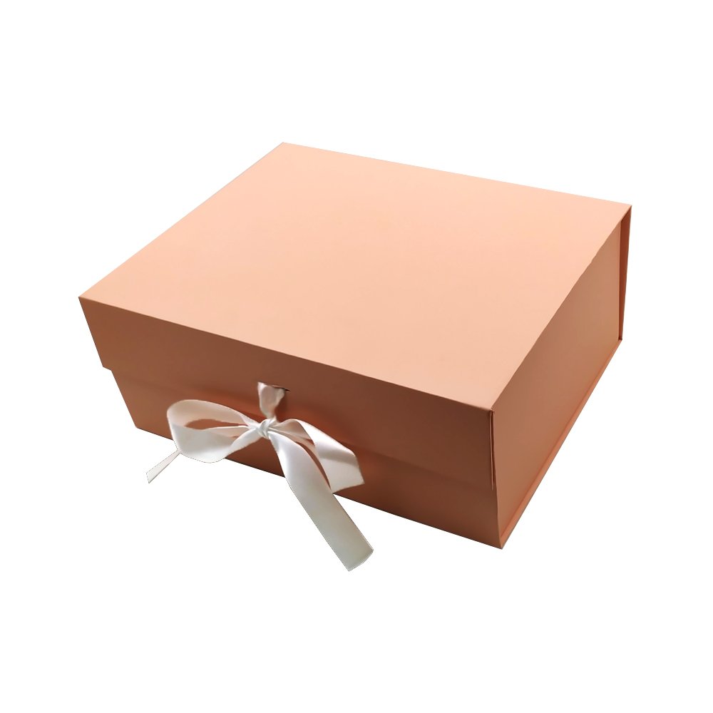 Folding packaging cardboard paper pack gift flat box