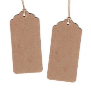 Custom Print Design Socks Clothing Dress Price Hang Tag