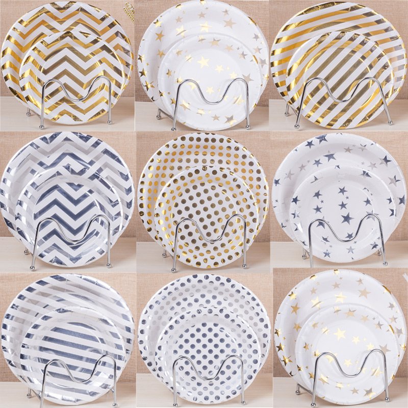 Disposable Paper Tray Western Food Party Plate Cup Party Tableware Outdoor Travel Supplies Birthday Western Food Dish