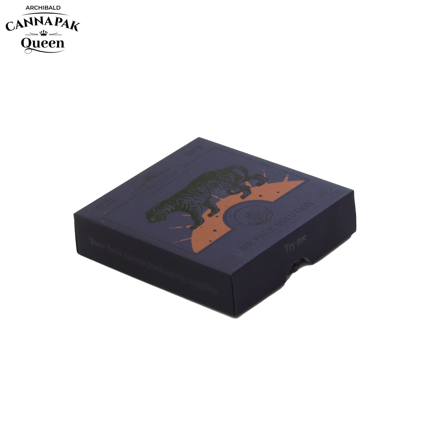 Archibald Professional Design Custom Square Herb Tobacco Paper Packaging 77*18*72Mm 6 Pack Cr Flip Cigarette Boxes Was Pre-Roll
