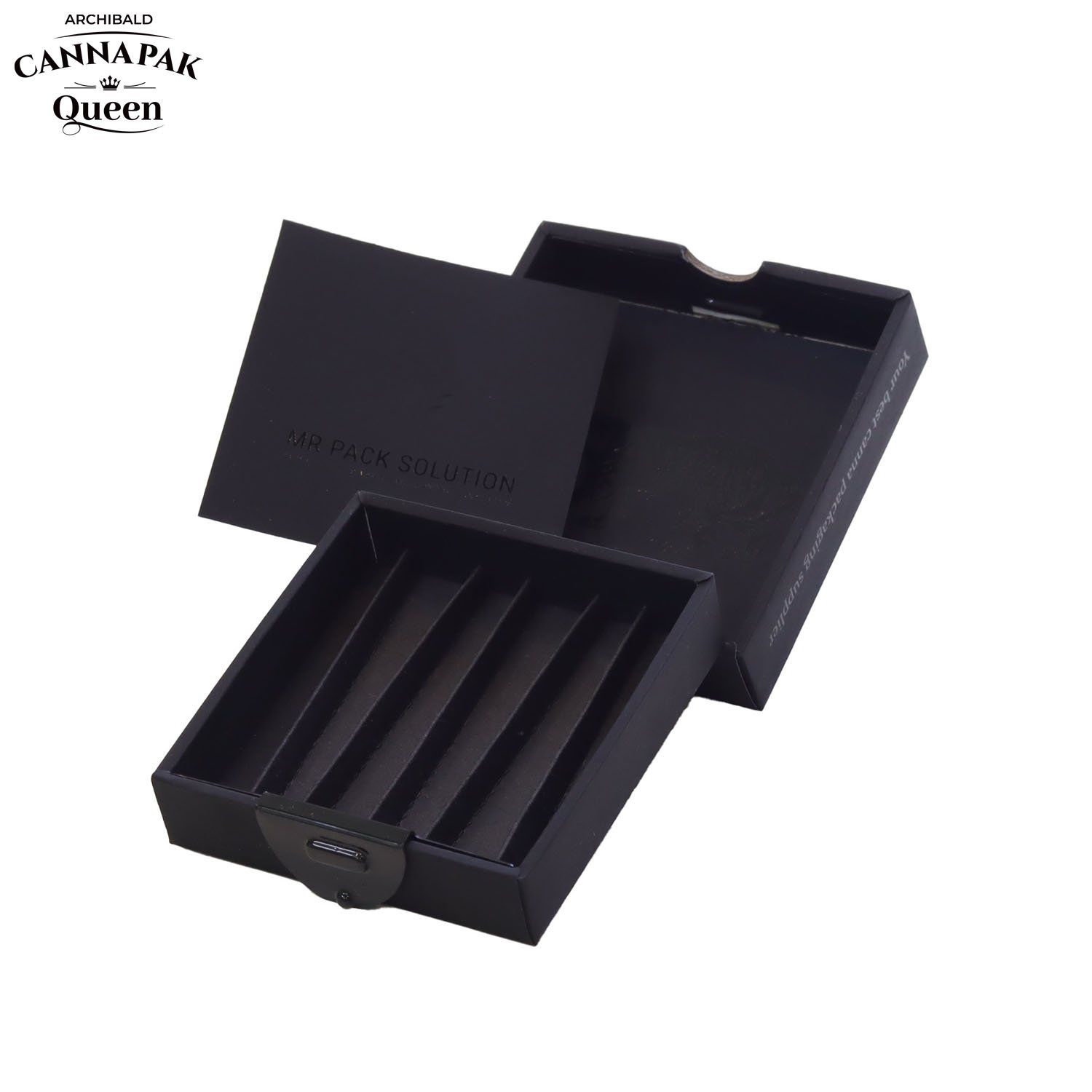 Archibald Professional Design Custom Square Herb Tobacco Paper Packaging 77*18*72Mm 6 Pack Cr Flip Cigarette Boxes Was Pre-Roll