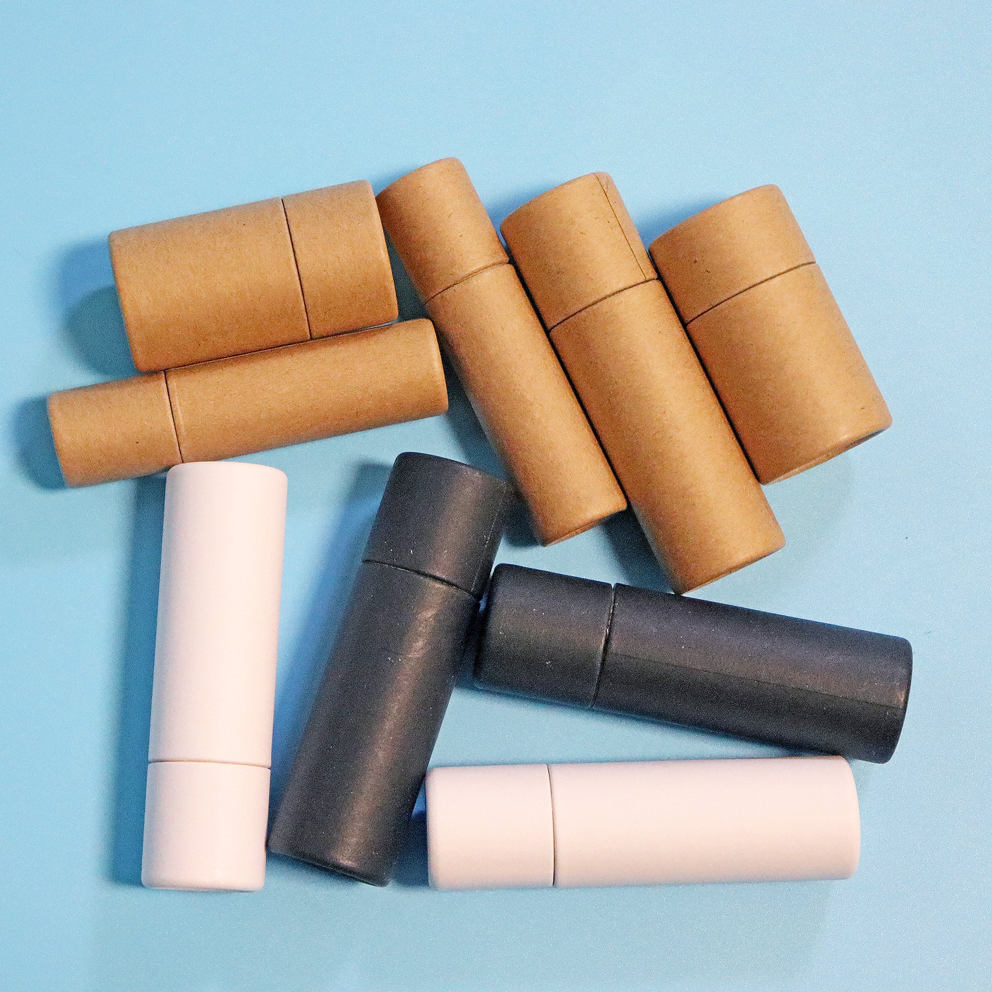 High Quality Brown Eco Kraft Mailing Paper Box Tube customize white Shipping craft paper tube packaging