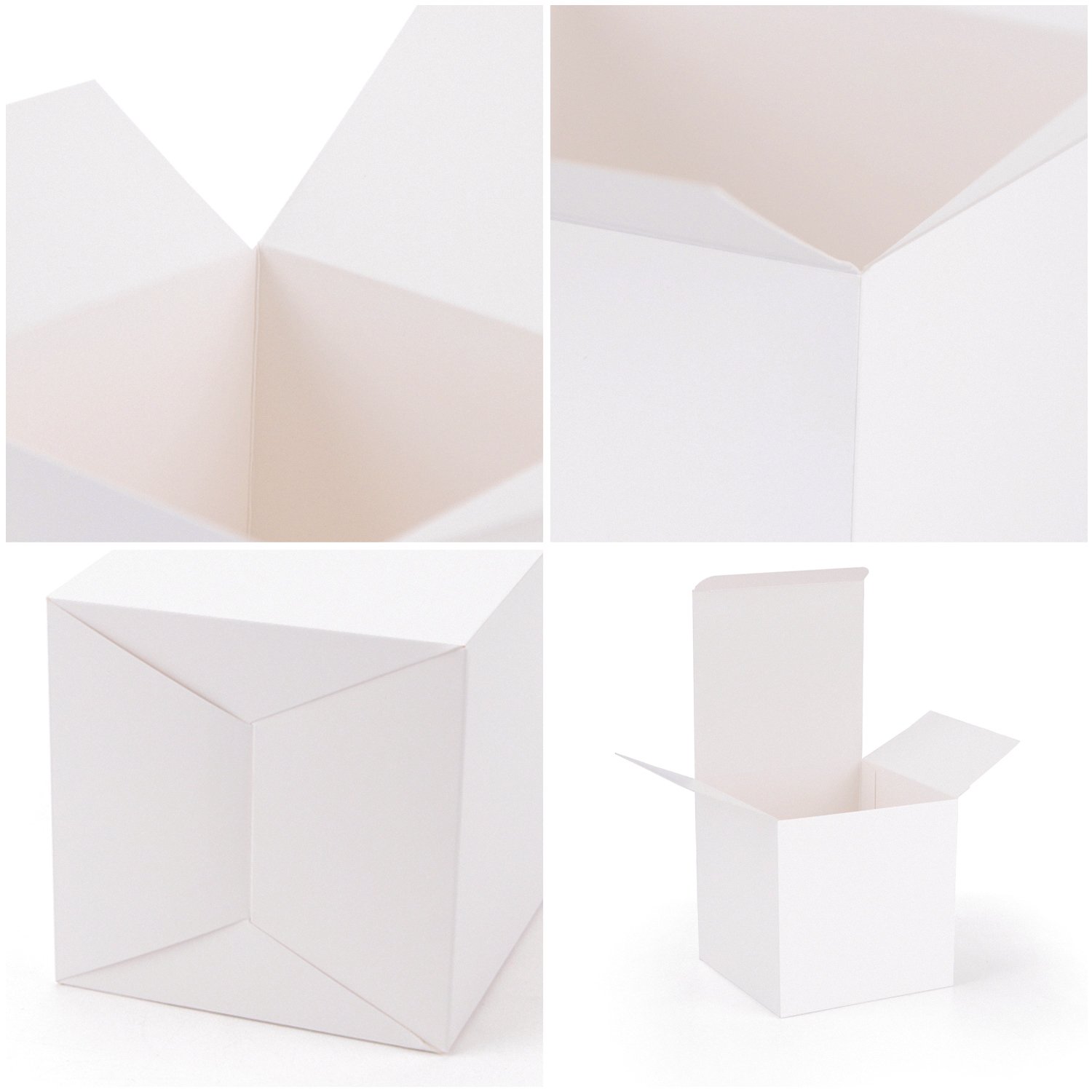 Customized product packaging small white box packaging plain white paper box white cardboard box