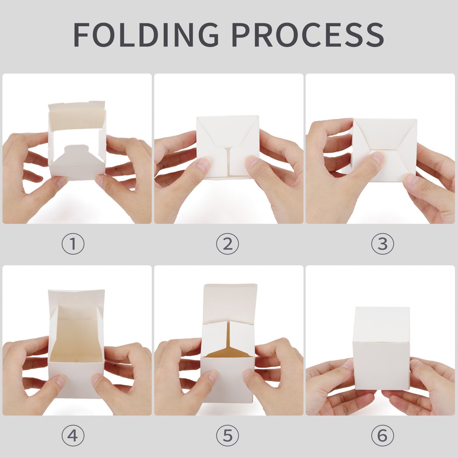 Customized product packaging small white box packaging plain white paper box white cardboard box