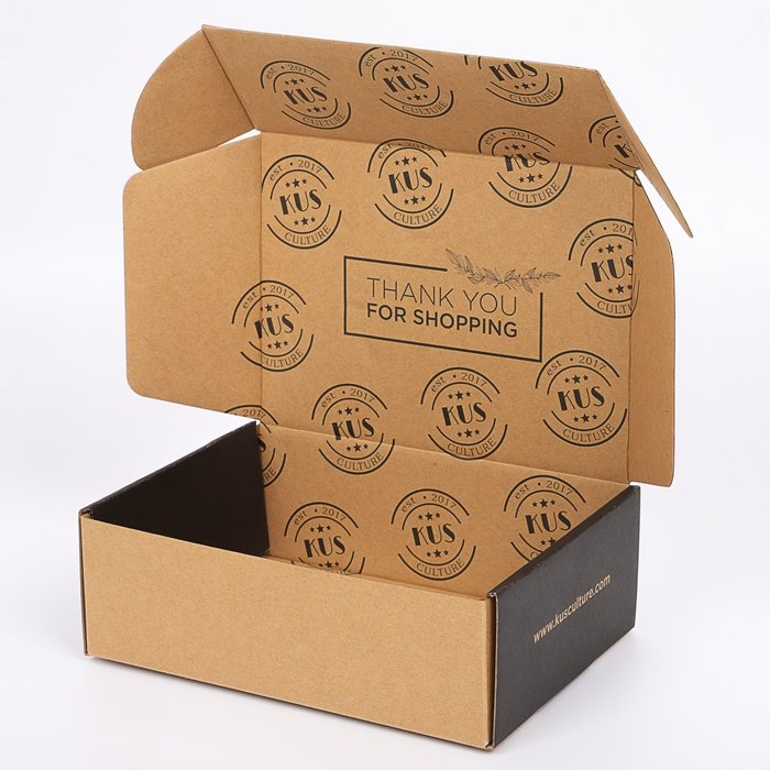 custom logo corrugated mailer box carton shipping mailing box biodegradable coffee mug E flute packaging box