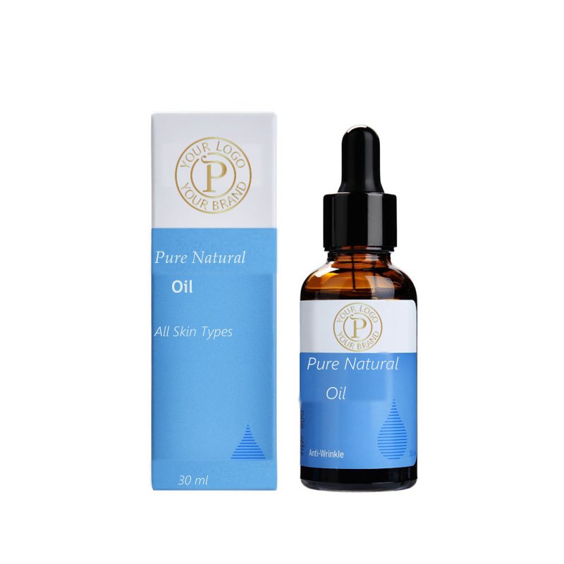 Customized Logo Printed 100ml 50ml 30ml Glass Dropper Bottle Essential Oil Product Packaging Paper Box
