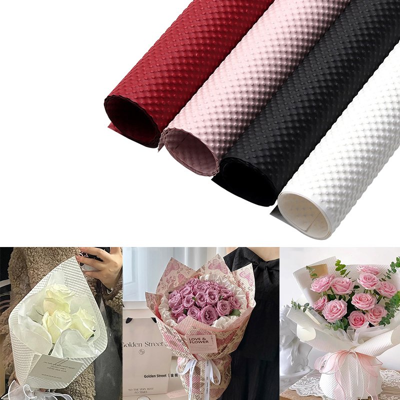 3D Embossed Flowers Wrapping Paper DIY Material Bouquet Wrapping Paper floral bouquet flower packaging florist package paper