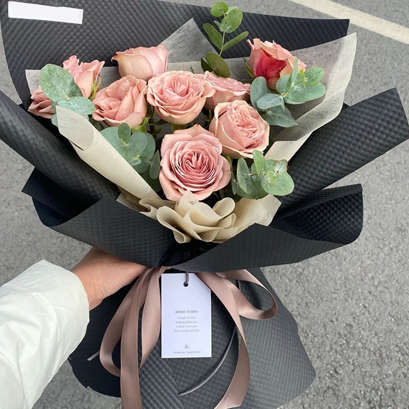 3D Embossed Flowers Wrapping Paper DIY Material Bouquet Wrapping Paper floral bouquet flower packaging florist package paper