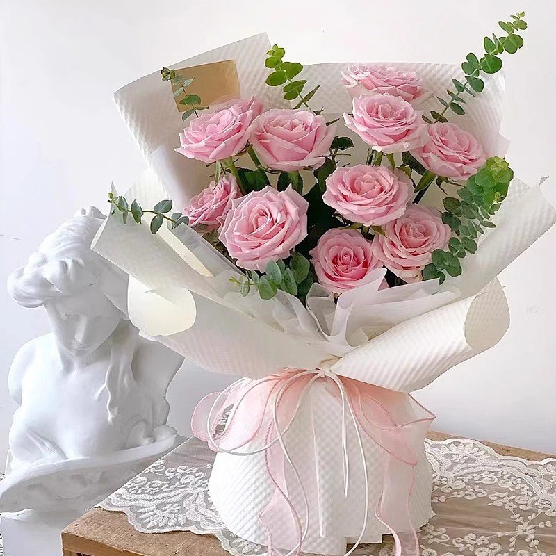 3D Embossed Flowers Wrapping Paper DIY Material Bouquet Wrapping Paper floral bouquet flower packaging florist package paper