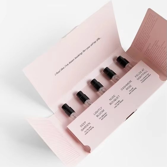 Factory Personalized 14-Bottle Discovery Perfume Sample Set Packaging 2ml Fragrance Sample Box for Cosmetic Use Custom Design