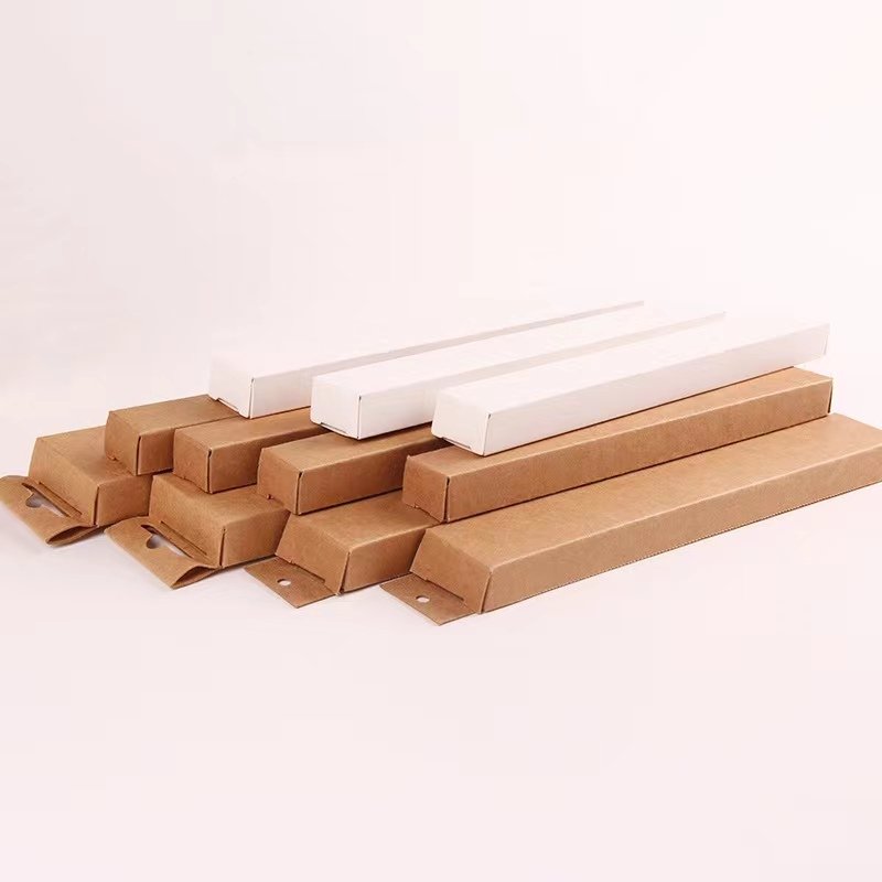 Eco friendly biodegradable raw material custom fashion toothbrush paper packaging box