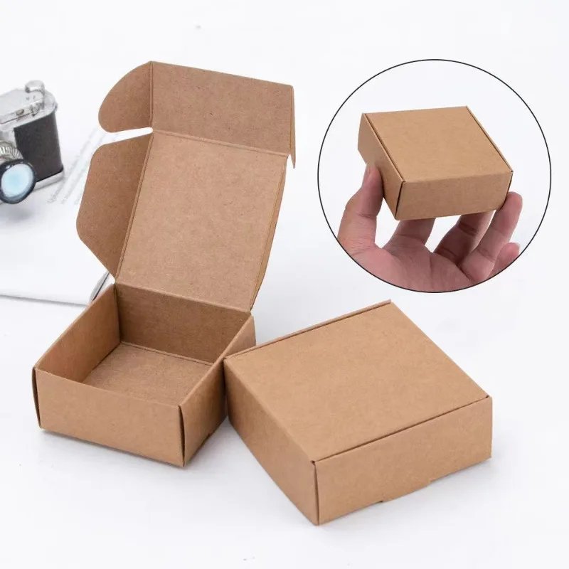 Low MOQ custom Logo Mailer Paper Packing Boxes Wholesale Kraft 3 layers Corrugated Clothing shoes Collapsible Shipping BOX