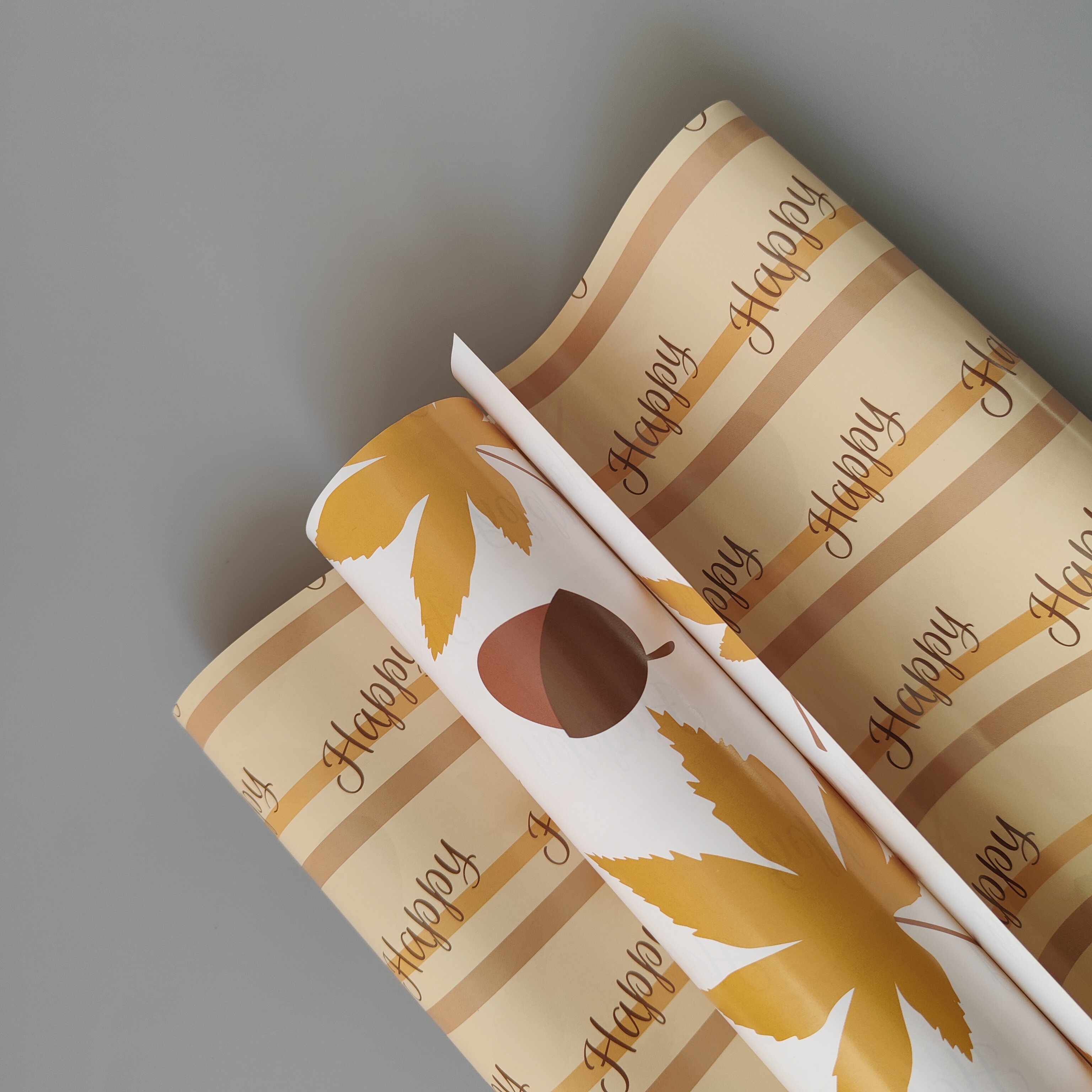 custom tissue paper gift wrapping paper with yellow packaging paper