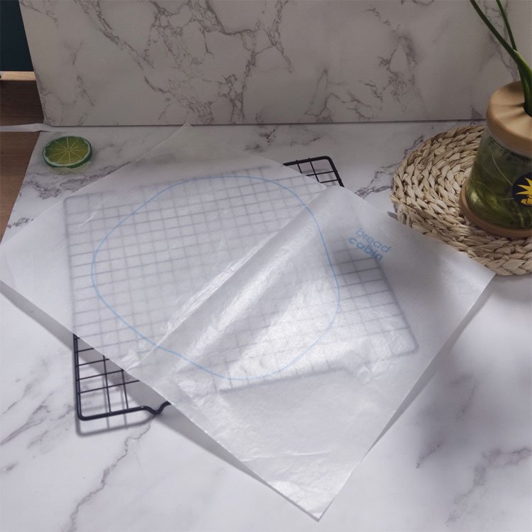 Customized Printed Greaseproof Paper Meat Wrapping Pe Coated Sandwich Wrap Printed Logo And Size Food Grade Burger Paper