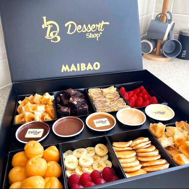 Disposable Food Package White Cardboard Birthday Cake Donuts Baking Luxury Paper Eclairs Dessert Packaging Box