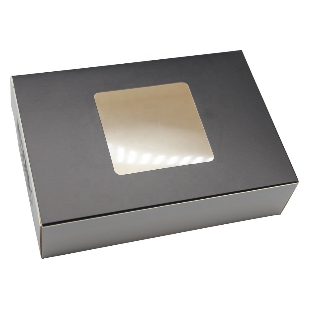 Customized product packaging small white box packaging plain white paper box black cardboard box