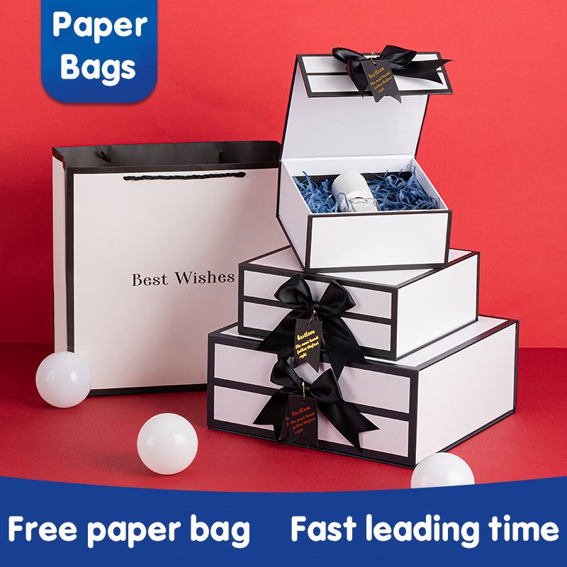 Full color High Quality Custom Packaging Craft paper Gift Box Cardboard for Present
