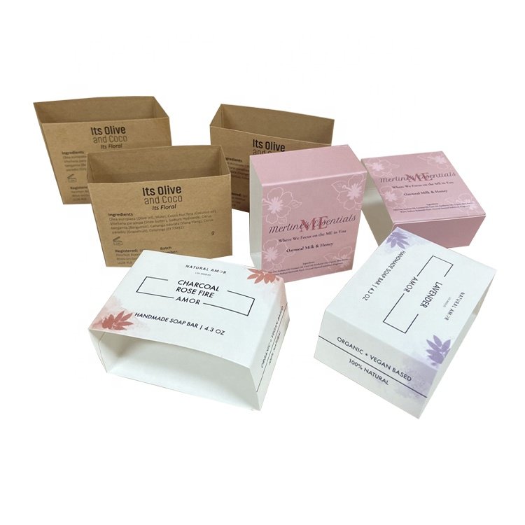 Recyclable brown kraft paper custom logo printed sock wrapping band sock packaging sleeve