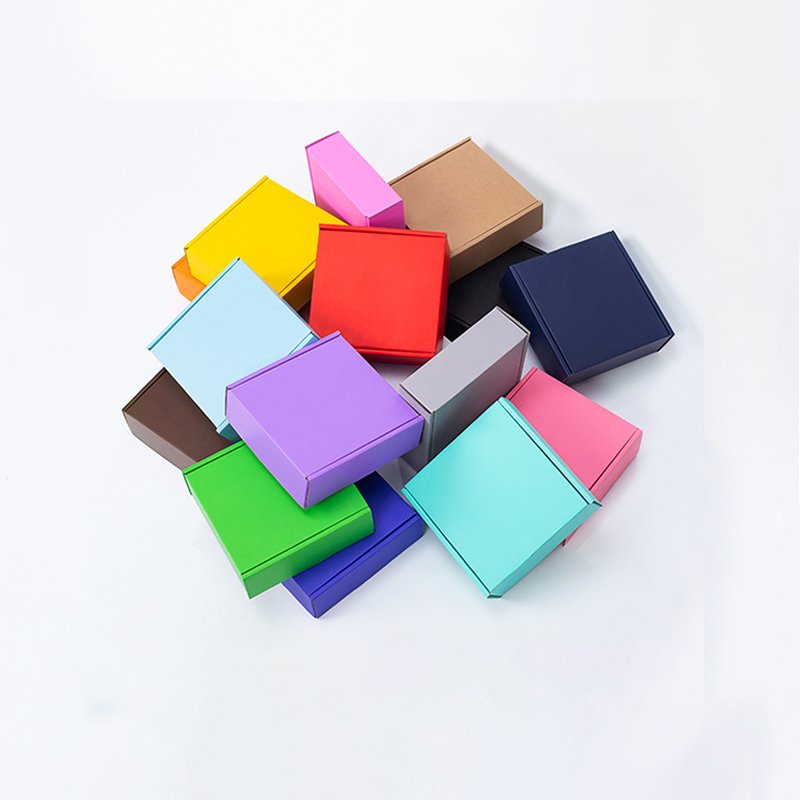 Custom Retail Logo Color Paper Mailing Product Box Printed Corrugated Folding Shipping Mailer Packaging Cardboard Box