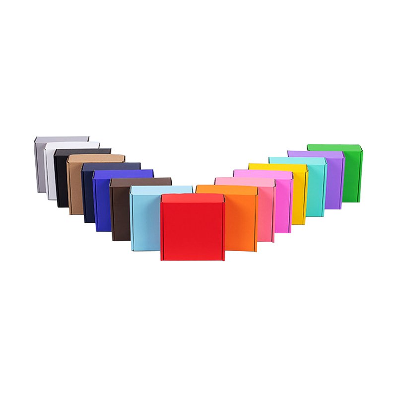 Custom Retail Logo Color Paper Mailing Product Box Printed Corrugated Folding Shipping Mailer Packaging Cardboard Box