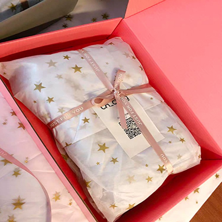 Customized Logo Printing Factory Price Tissue Paper Box for Garments Packing Wholesale Wrapping Paper Packaging Paper