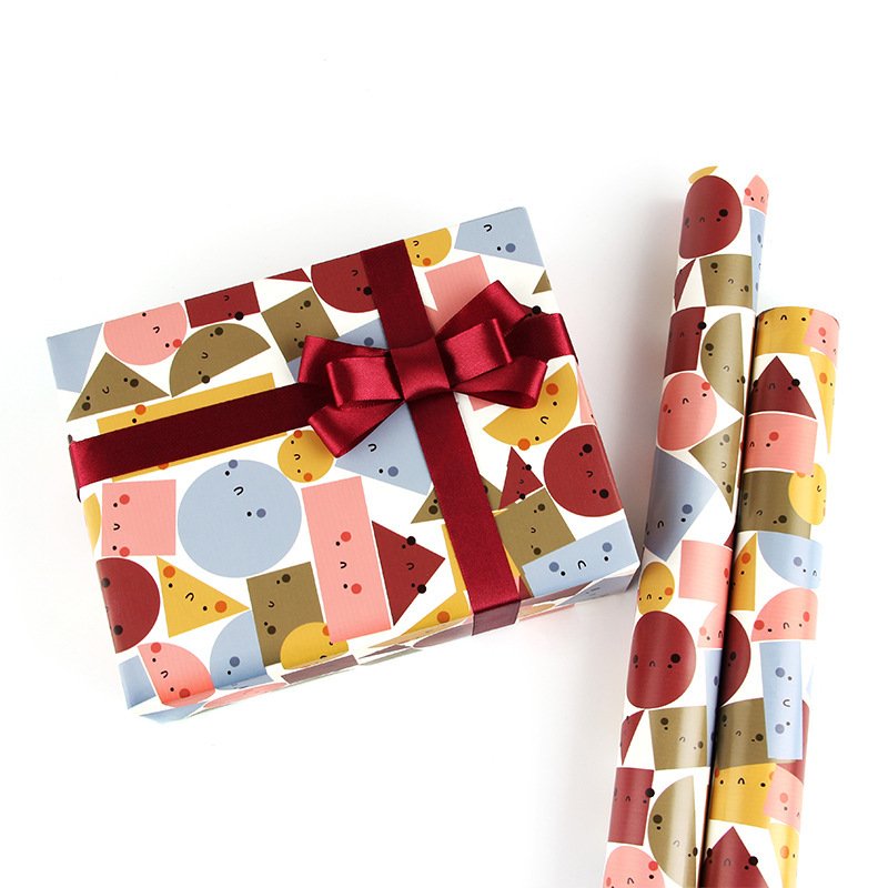 Custom Printed Logo size gift wrapping tissue paper custom gift wrapping paper packaging wrapping paper