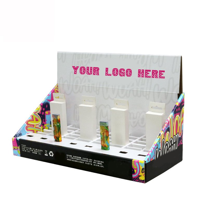 Custom Countertop product Display Stand retail pen candy Cardboard Counter PDQ Display Box Carton Box Display