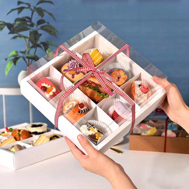 Window View snack Boxes Sweet Boxes Packaging in Paper Box Design