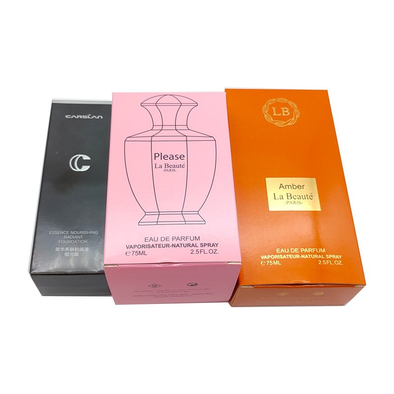 Folding Lotion Cardboard Makeup Cosmetic Paper Box Cosmetic Skin Care Packaging Paper Gift Box