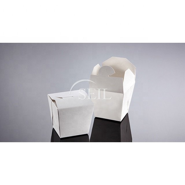 SL P32oz, Biodegradable Disposable Pail Paper Food Container / Packaging Takeout Lunch Box / Food Grade Noodle Box