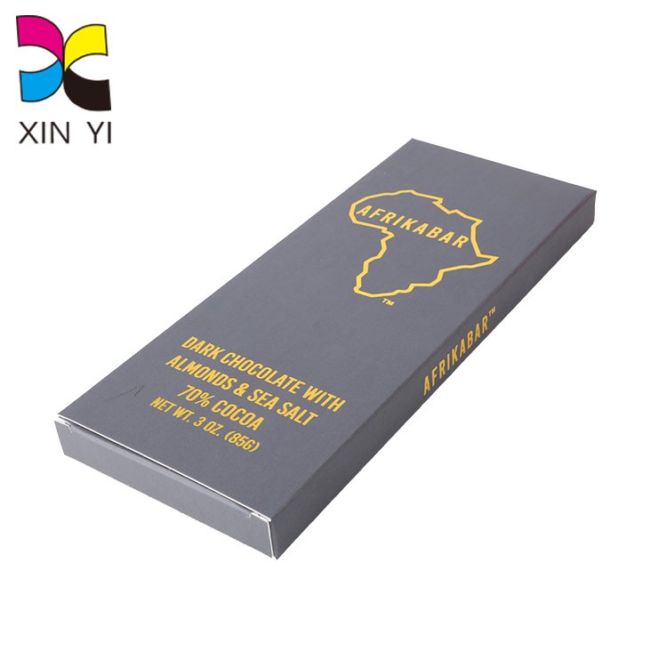 High quality handmade custom wholesale packaging chocolate bar box