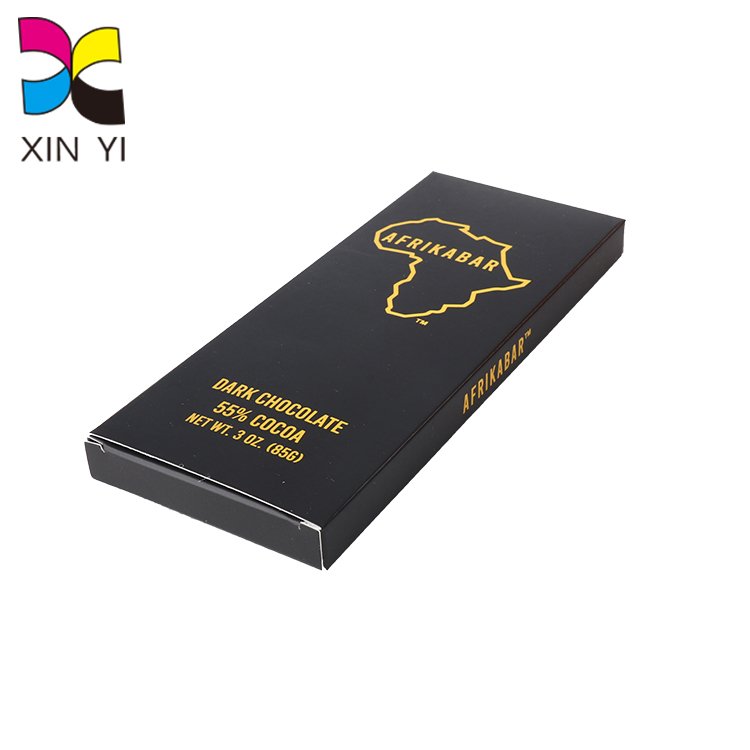 High quality handmade custom wholesale packaging chocolate bar box