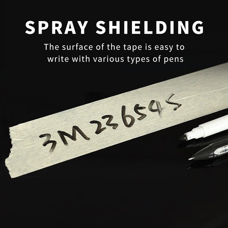 3M 2364S paper tape Auto Paint Protective masking tape High temperature and high viscosity can be customized 3m paper tape