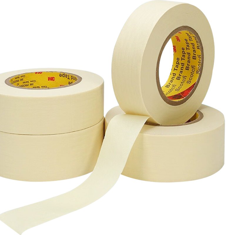 3M 2364S paper tape Auto Paint Protective masking tape High temperature and high viscosity can be customized 3m paper tape