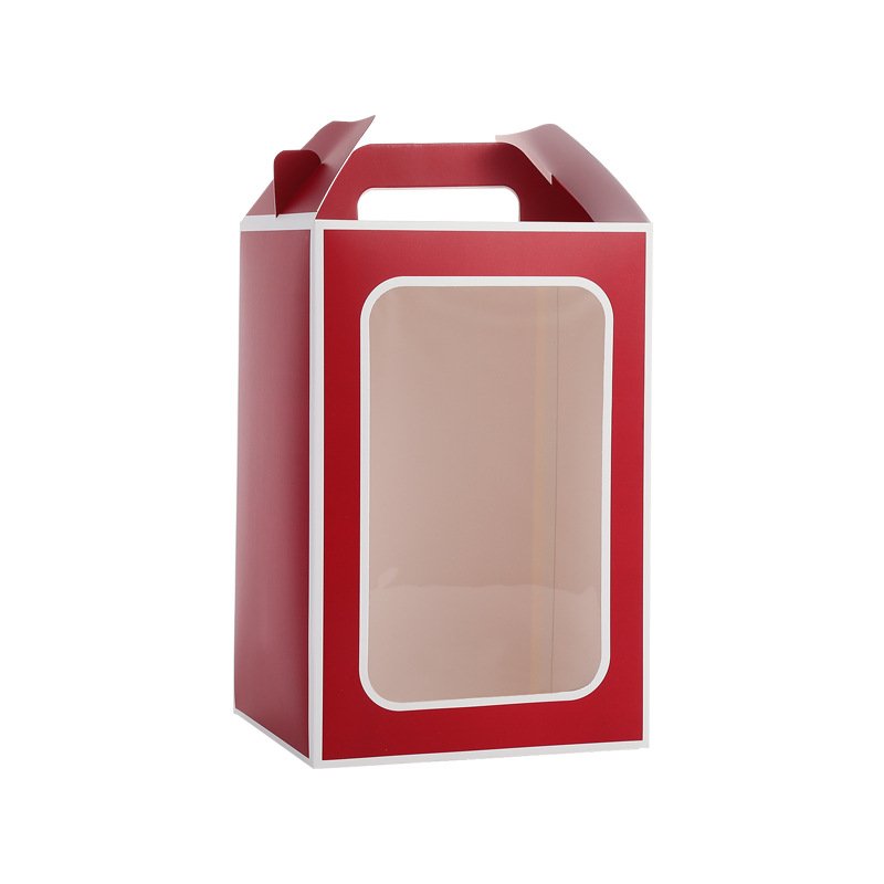 shipping mailer box cardboard folding shoes gift packaging custom paper cake box with handle corrugated bakery boxes with window