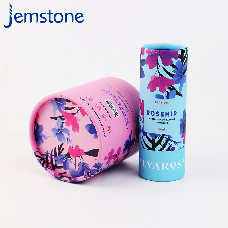 Personalosed Biodegradable Cardboard Cans Custom Printing Kraft Cosmetics Tube Containers And Packaging For Cosmetic Cream