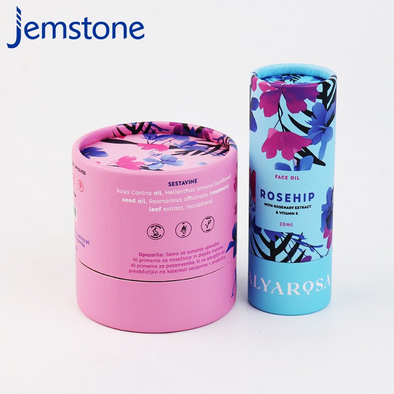 Personalosed Biodegradable Cardboard Cans Custom Printing Kraft Cosmetics Tube Containers And Packaging For Cosmetic Cream