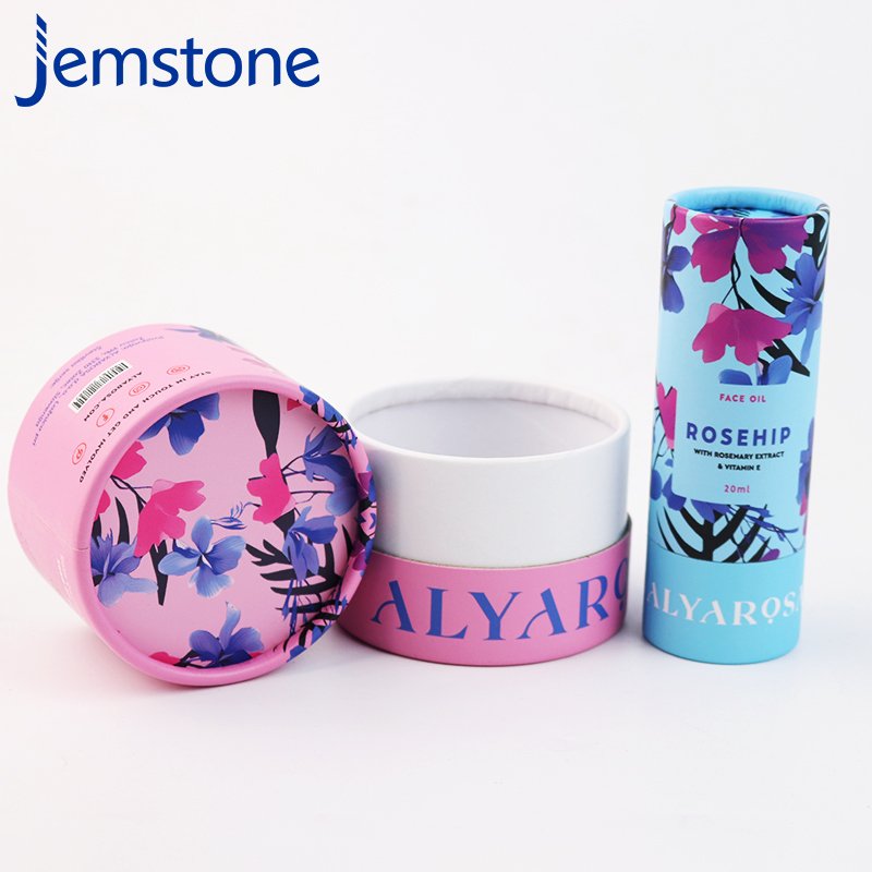 Personalosed Biodegradable Cardboard Cans Custom Printing Kraft Cosmetics Tube Containers And Packaging For Cosmetic Cream