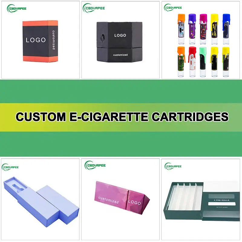 1g 1ML 0.5ML Disposable Cartridge Packaging box Empty Child Proof packaging bag