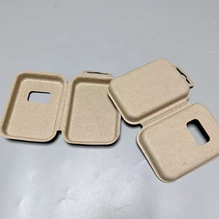 Custom Biodegradable Corrugated paper Pulp Molded Recycled packaging Box