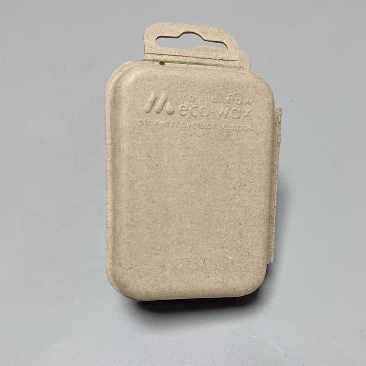 Custom Biodegradable Corrugated paper Pulp Molded Recycled packaging Box