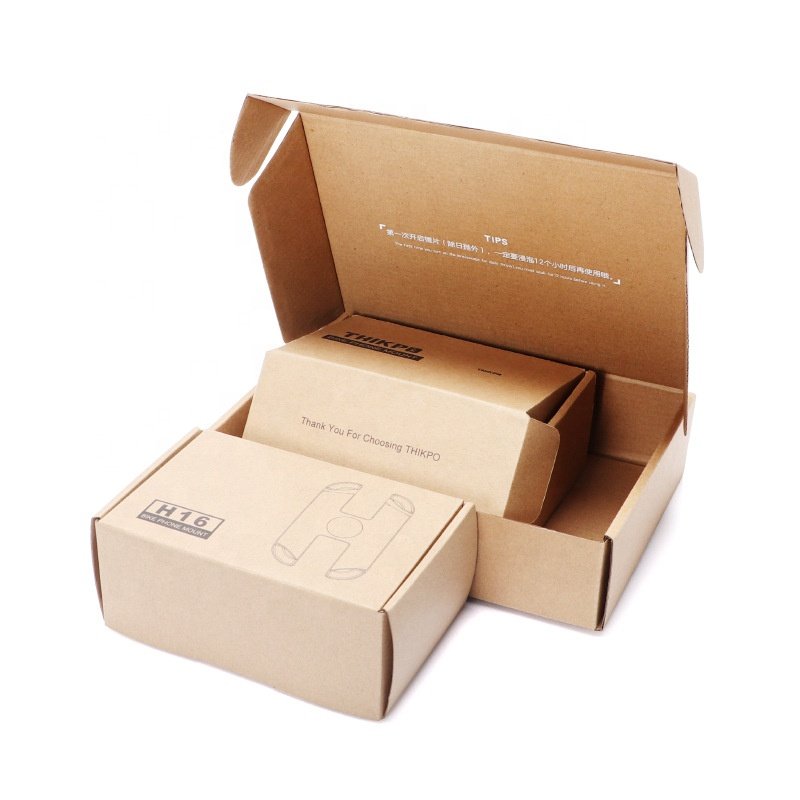 Custom Color Small Cardboard Packaging Paper Airplane Corrugated Gift Shipping Boxes Folders Type Mailer Paper Box Custom Size