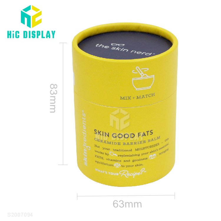 Custom Logo Printing Luxury Box Round Cylinder Kraft Paper Cardboard tube packaging