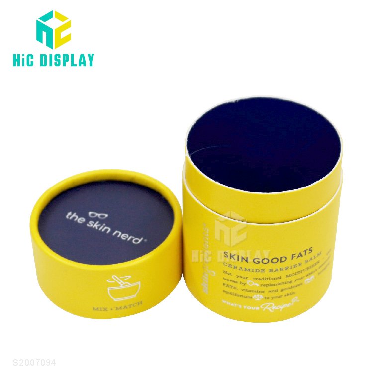 Custom Logo Printing Luxury Box Round Cylinder Kraft Paper Cardboard tube packaging