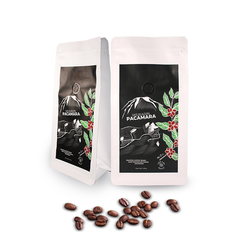 250g 340g 500g 1kg Wholesale Low MOQ Flat Bottom Pouch Custom Empty Coffee Bags Custom Printed Coffee Beans Packaging Bags