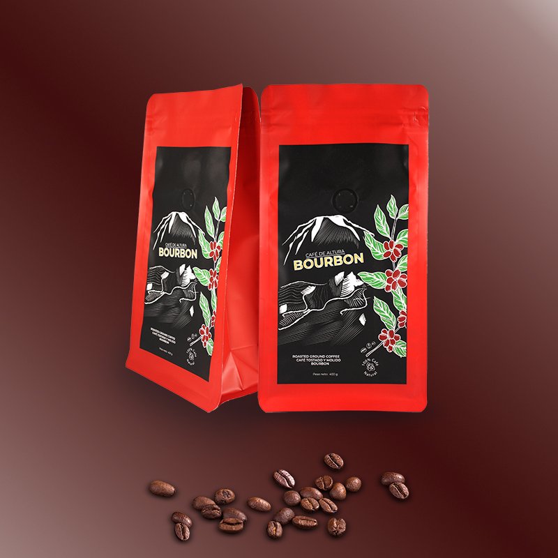 250g 340g 500g 1kg Wholesale Low MOQ Flat Bottom Pouch Custom Empty Coffee Bags Custom Printed Coffee Beans Packaging Bags
