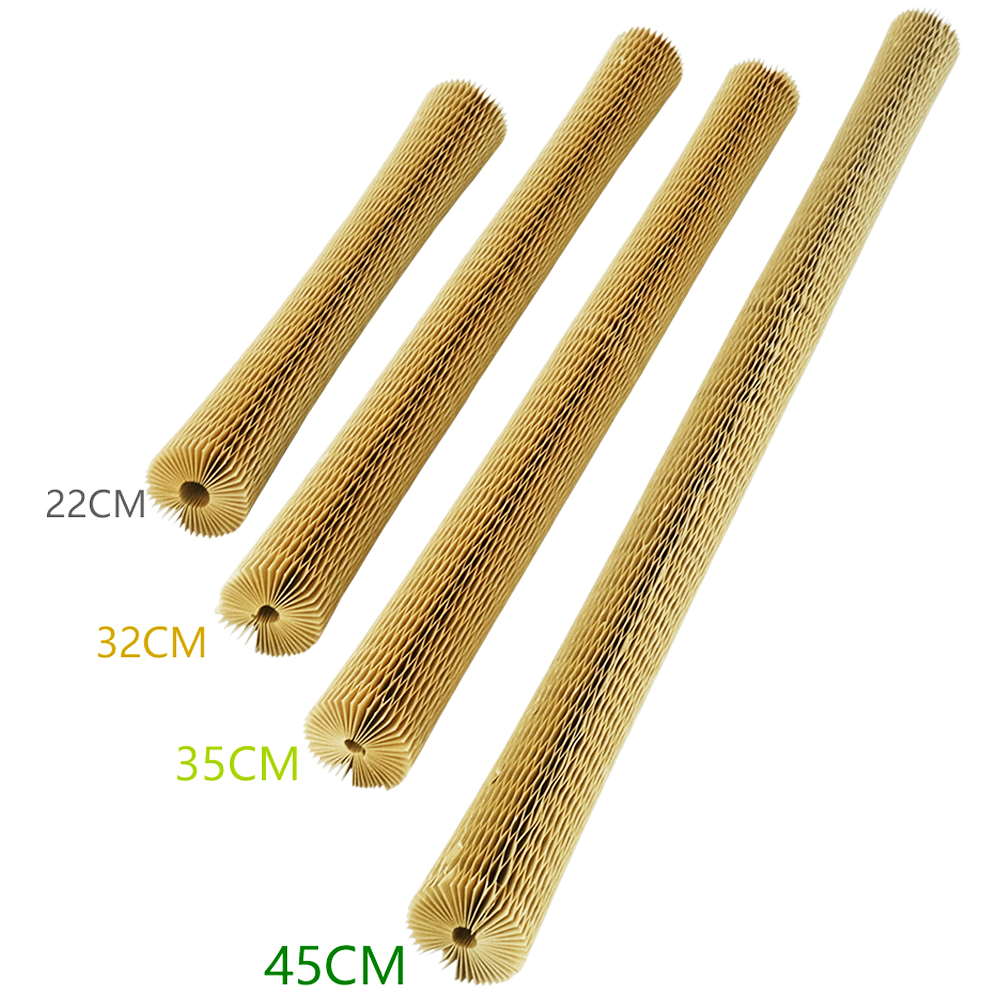 Eco-Friendly Protective Sleeves Custom Kraft Honeycomb Paper Wrap for Travel Airplane Wine Bottles Protector Packaging