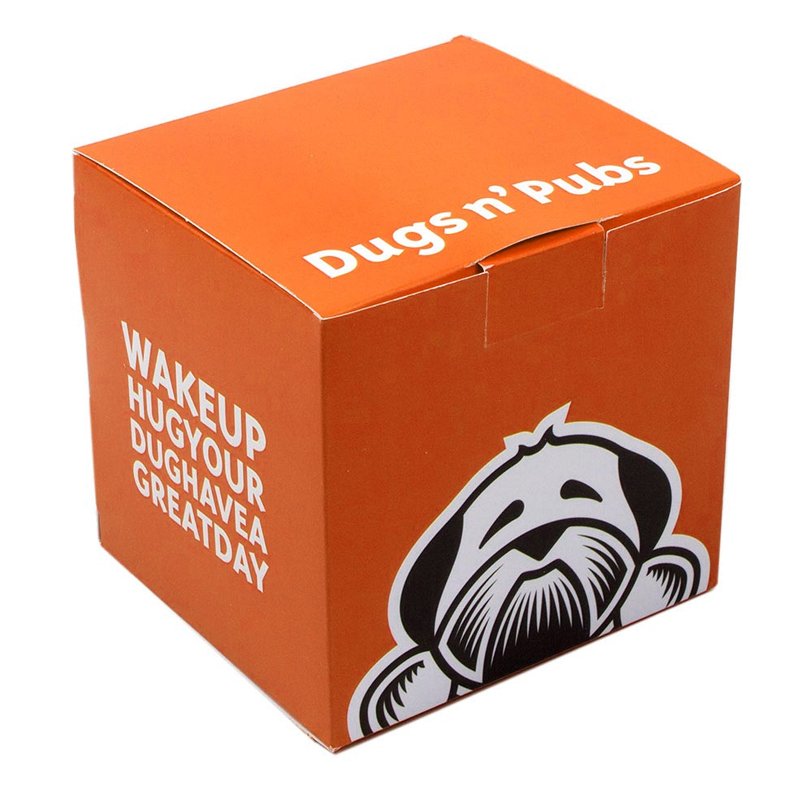 Free Design Window Cut Custom Mug Packaging Box Corrugated Paper Cardboard Mug Gift Box