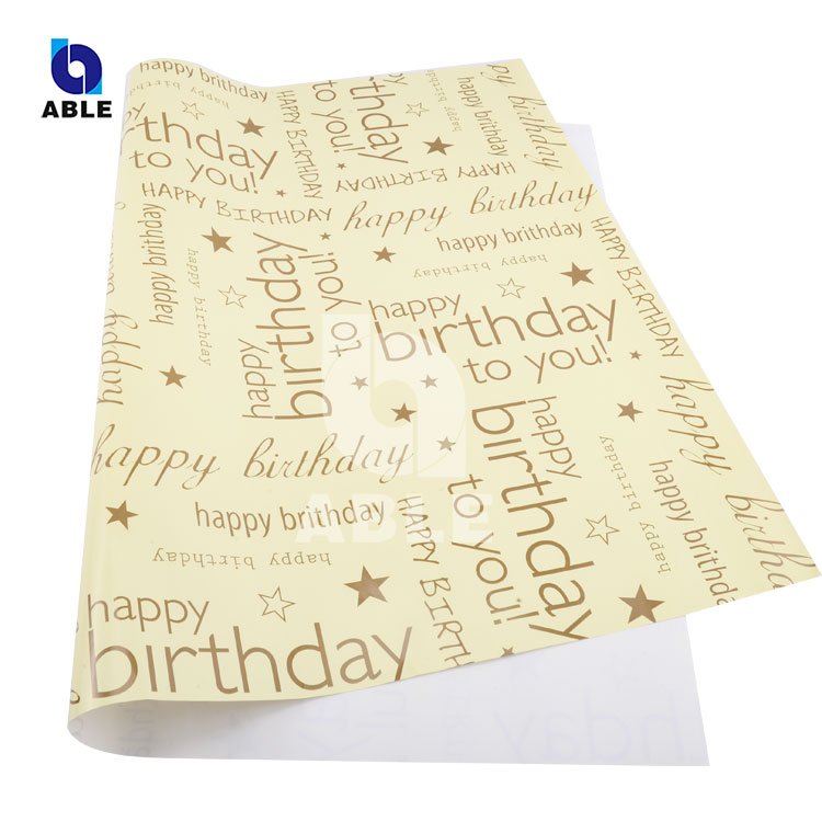 Factory Price China Wholesale Birthday, Christmas Gift Wrapping Paper Packaging Paper Roll