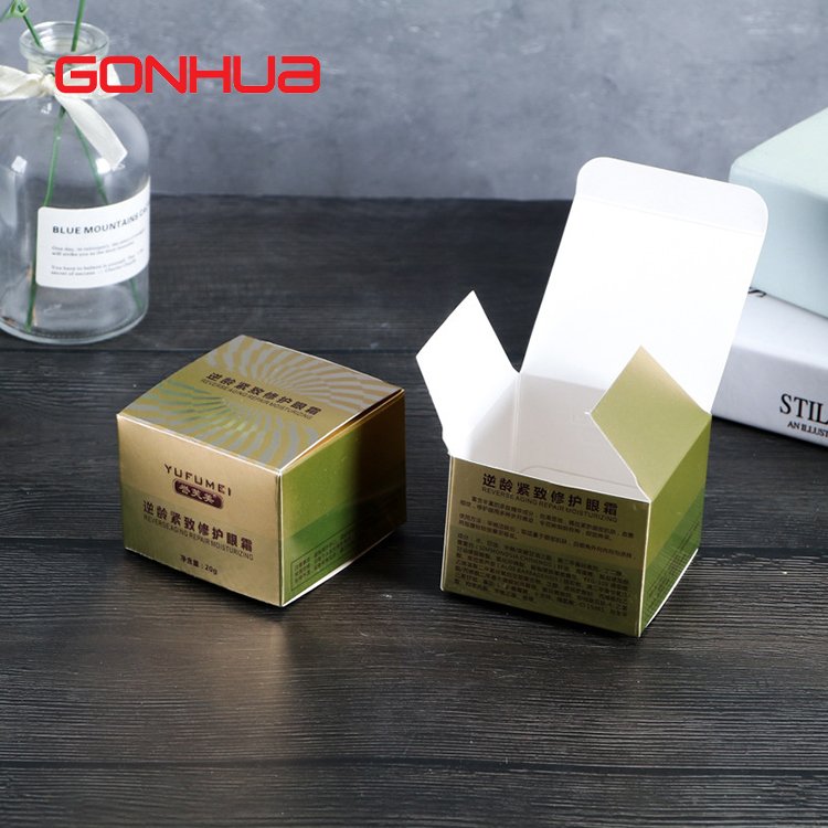 GONHUA Luxury Custom Paper Box Eco-friendly Foldable Cardboard Plastic Packaging Paper Hanger Boxes With Display Clear Window